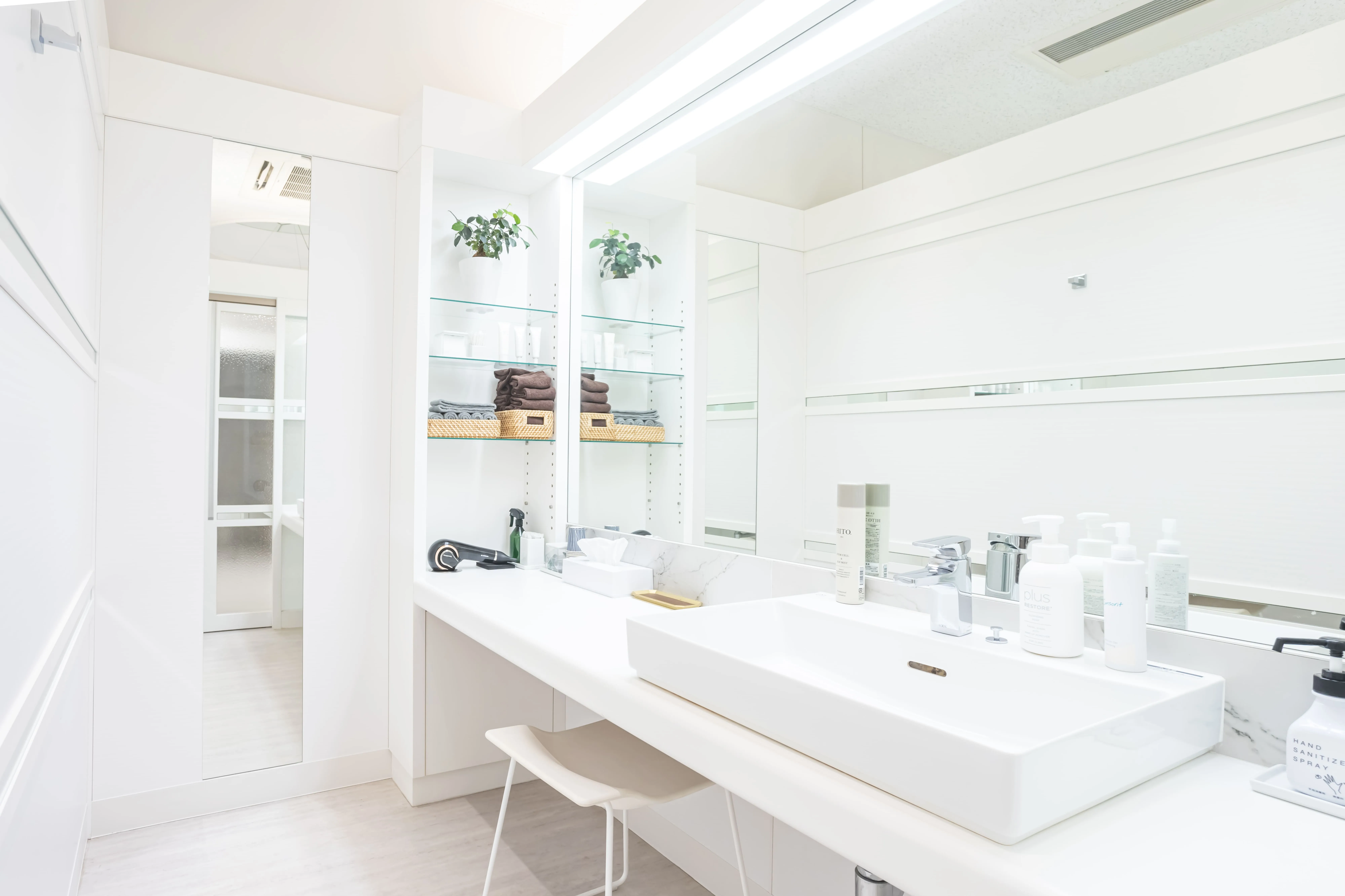 ソララクリニック_パウダールームの様子