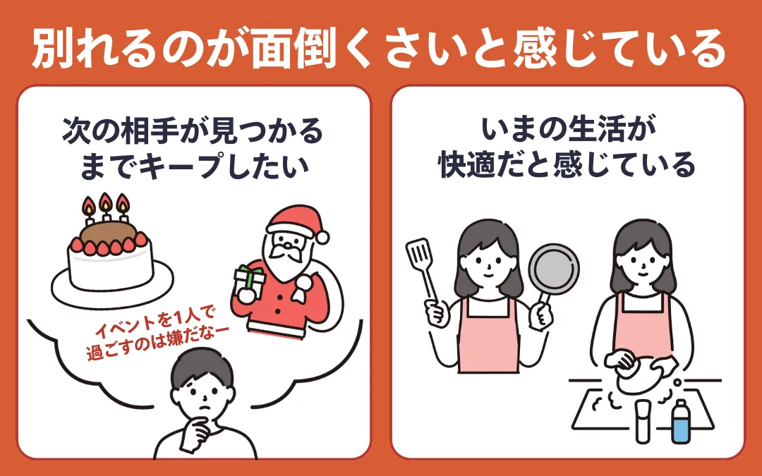 別れてくれない彼氏の特徴④