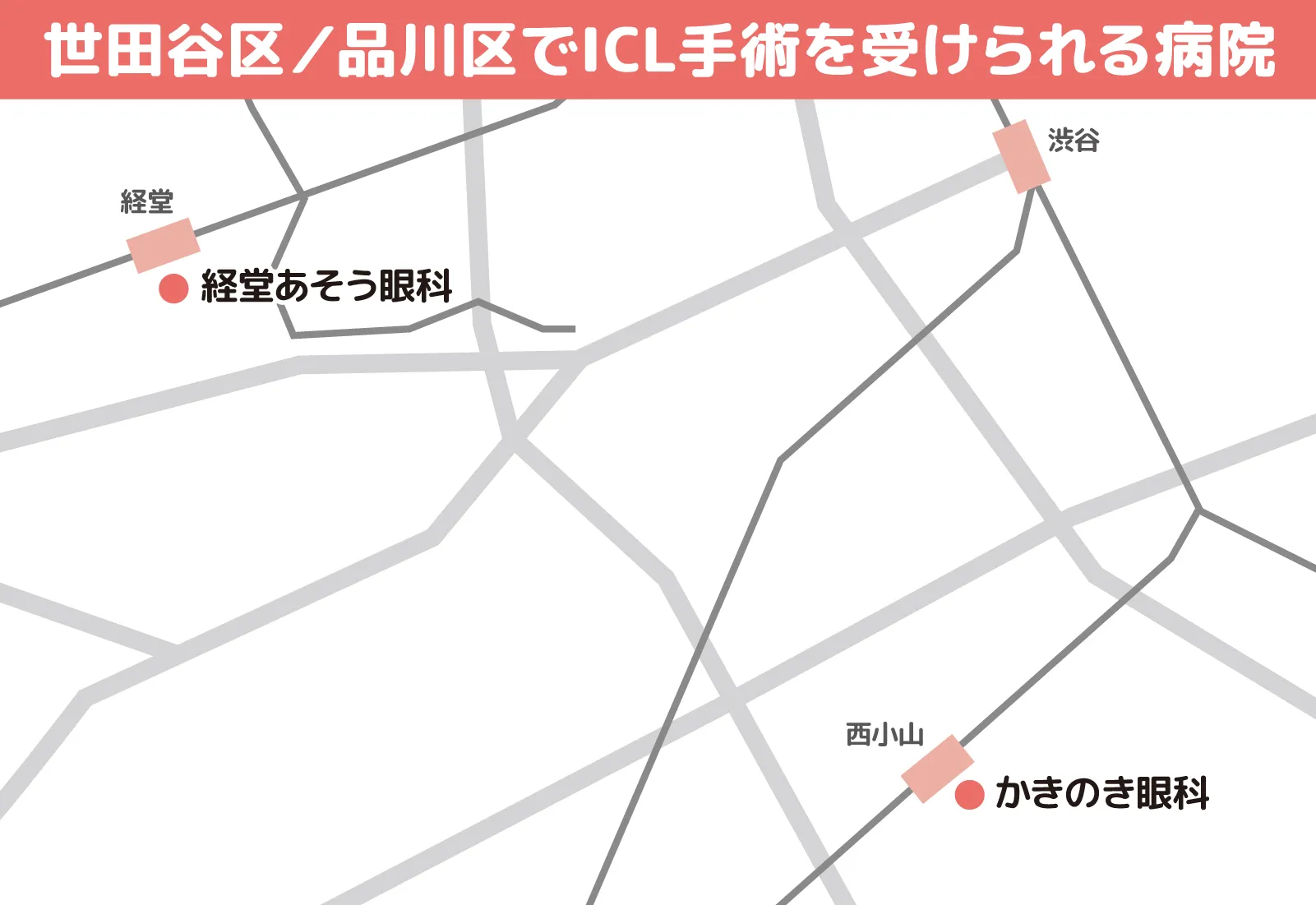 世田谷区／品川区でICL手術を受けられる病院