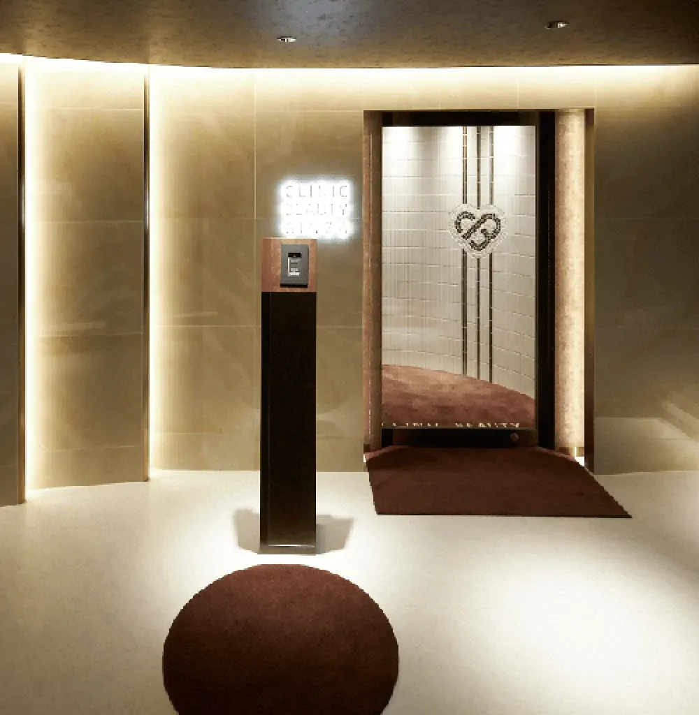 クリニックビューティー恵比寿・銀座_エントランスの様子