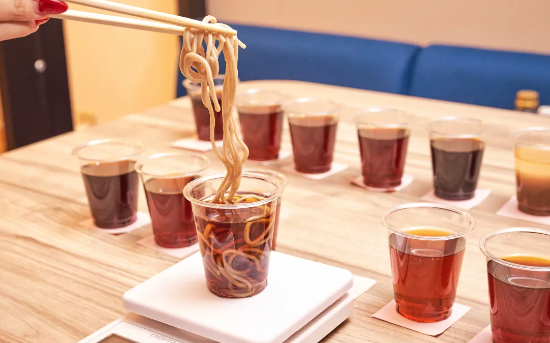 市販のそばつゆのそばとの一体感を比較検証