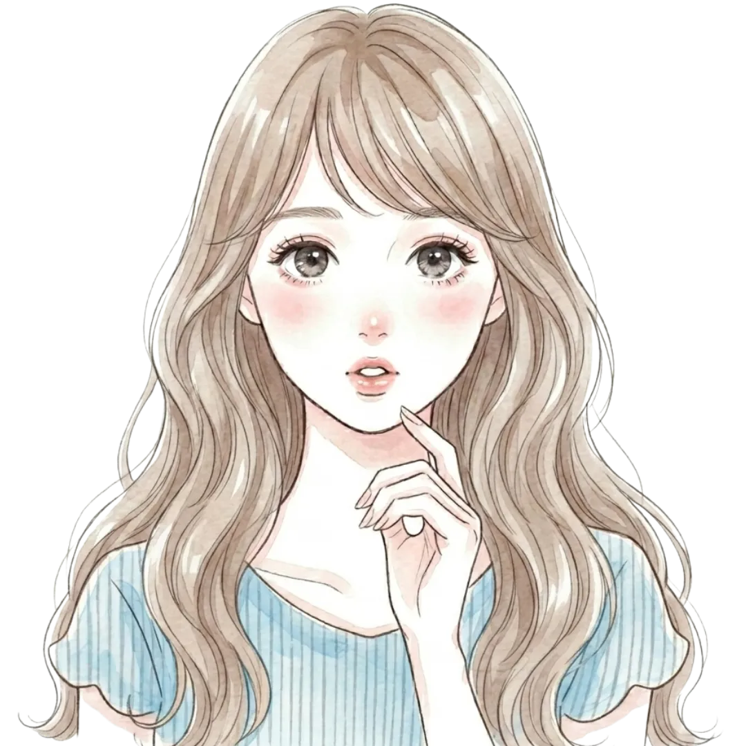 悩む_女性のイラスト